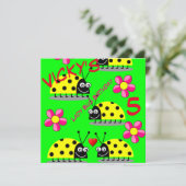 子供の誕生日の招待状 招待状 (スタンド正面)