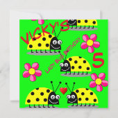 子供の誕生日の招待状 招待状 (正面)