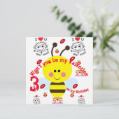 子供の誕生日の招待状 招待状 (スタンド正面)