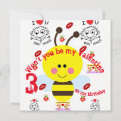 子供の誕生日の招待状 招待状 (正面)