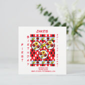 子供の誕生日の招待状 招待状 (スタンド正面)