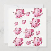 子供の誕生日の招待状 招待状 (裏面)