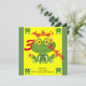 子供の誕生日の招待状 招待状 (スタンド正面)