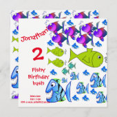 子供の誕生日の招待状 招待状 (正面/裏面)