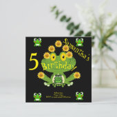 子供の誕生日の招待状 招待状 (スタンド正面)