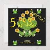 子供の誕生日の招待状 招待状 (正面)