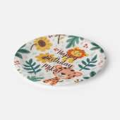 子供の誕生日の装飾 ペーパープレート (アングル)