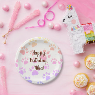 子供の誕生日の装飾 ペーパープレート