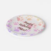 子供の誕生日の装飾 ペーパープレート (アングル)