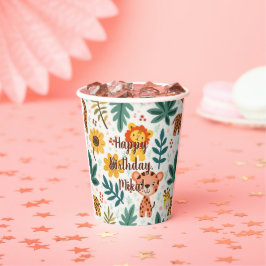 子供の誕生日の装飾 紙コップ
