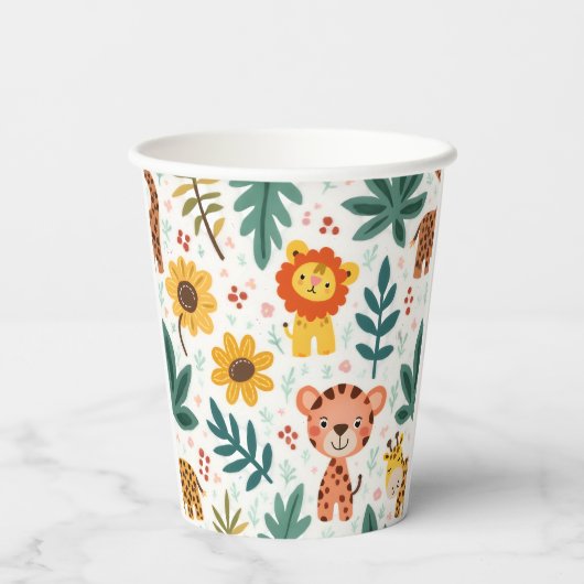 子供の誕生日の装飾 紙コップ (裏面)