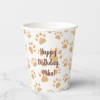 子供の誕生日の装飾 紙コップ