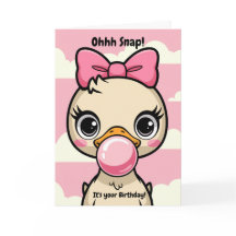 子供の誕生日アヒルとピンクの吹弓バブルおもしろい