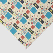 子供の誕生日アンティークロボットパターン 薄葉紙 (詳細)