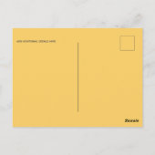 子供の誕生日オンライン ビデオチャット 仮想ライブストリーム ポストカード (裏面)