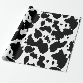 子供の誕生日カウハイドプリント ラッピングペーパー