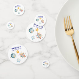 子供の誕生日カスタム宇宙をテーマにした紙吹雪 コンフェッティ