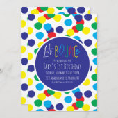 子供の誕生日カラフルジャンプバウンストランポリンパーク (正面/裏面)