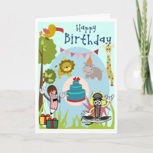 子供の誕生日カード対話型カード シーズンカード
