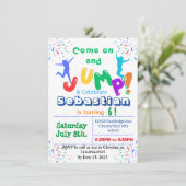 子供の誕生日カード招待テンプレート 招待状 (スタンド正面)