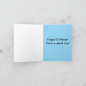 子供の誕生日カード カード (内部)