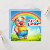 子供の誕生日カード カード (正面/裏面インサイチュ)