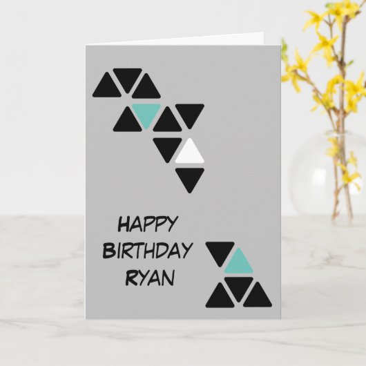 子供の誕生日カード カード (黄色い花)