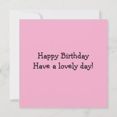 子供の誕生日カード カード (裏面)