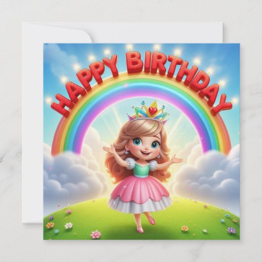 子供の誕生日カード カード (正面)