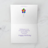 子供の誕生日カード シーズンカード (内部)