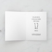 子供の誕生日カード(名前付き) カード (内部)