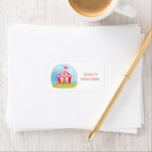 子供の誕生日カーニバル水カラーパーティーラベル ラベル (インサイチュ)