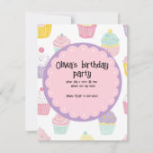 子供の誕生日ケーキのオーダーメイドデザイン (正面)