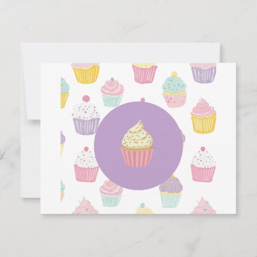 子供の誕生日ケーキのオーダーメイドデザイン (裏面)