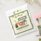 子供の誕生日サファリパーティーの好意バッグ フェイバーバッグ (封をした状態)