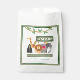 子供の誕生日サファリパーティーの好意バッグ フェイバーバッグ