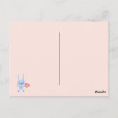 子供の誕生日スカベンジャー狩りゲーム ポストカード (裏面)