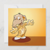 子供の誕生日スランバー又はパジャマパーティの招待状 招待状 (裏面)