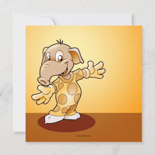 子供の誕生日スランバー又はパジャマパーティの招待状 招待状 (裏面)