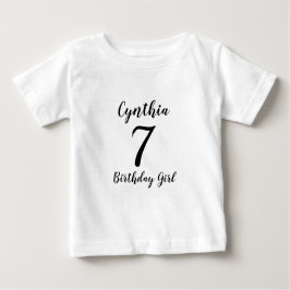 子供の誕生日ティー ベビーTシャツ