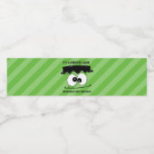 子供の誕生日ハローウィンパーティラベル,フランケンシュタイン ペットボトルラベル (シングルラベル)