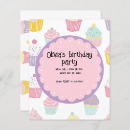 子供の誕生日パーソナライズされたカップケーキデザイン