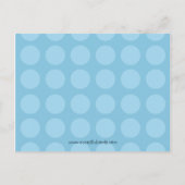 子供の誕生日パーティの招待状はがき インビテーションポストカード (裏面)