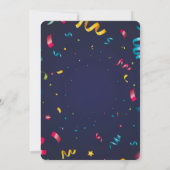 子供の誕生日パーティの招待状フライヤーテンプレート 招待状 (裏面)