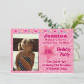 子供の誕生日パーティの招待状 招待状 (スタンド正面)