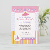 子供の誕生日パーティの招待状 招待状 (スタンド正面)