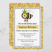 子供の誕生日パーティリトルのまわりにd5 招待状 (正面/裏面)