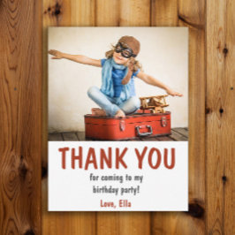 子供の誕生日パーティーお礼メッセージ ポストカード