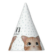 子供の誕生日パーティーかわいい猫パーティーハ パーティーハット (右)