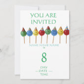 子供の誕生日パーティーの招待状コレクション 招待状 (正面)